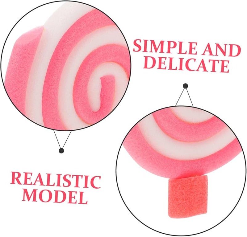 Pink Realistic Fake Lollipop Model Candy Prop For Photo Decor - Image 5
